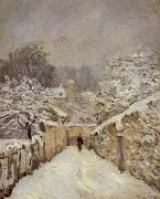 Alfred Sisley Snow at Louveciennes china oil painting artist